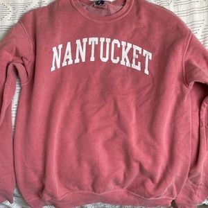 nantucket pink crewneck
